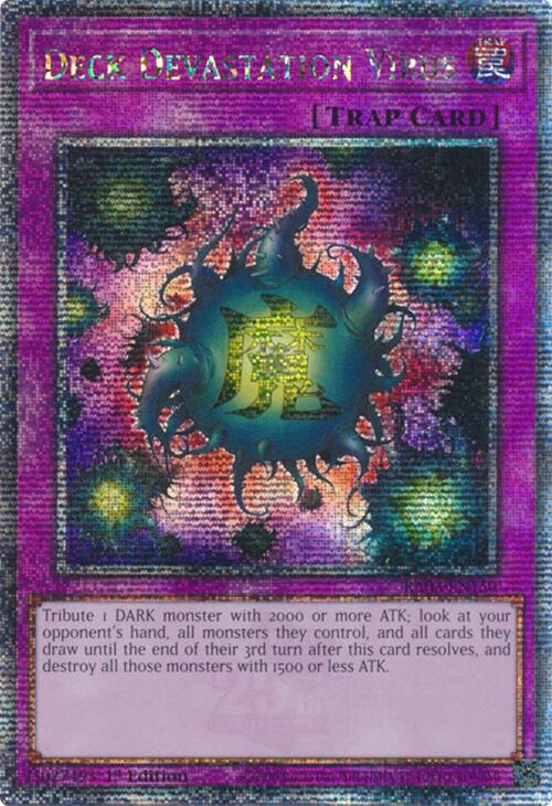 Devastation Virus Deck (Quarter Century Secret Rare) [RA03-EN150] Quarter Century Secret Rare 