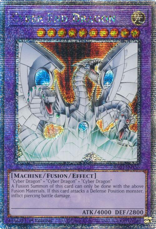 Cyber ​​End Dragon (Quarter Century Secret Rare) [RA03-EN156] Quarter Century Secret Rare 