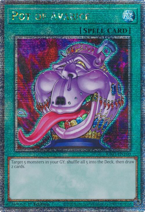 Pot of Avarice (Quarter Century Secret Rare) [RA03-EN160] Quarter Century Secret Rare 