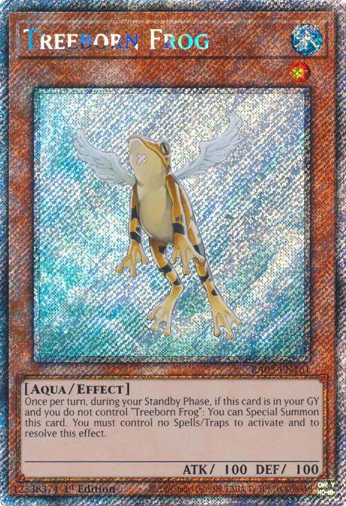Treeborn Frog (Platinum Secret Rare) [RA03-EN161] Platinum Secret Rare 