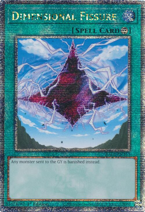 Dimensional Fissure (Quarter Century Secret Rare) [RA03-EN163] Quarter Century Secret Rare 