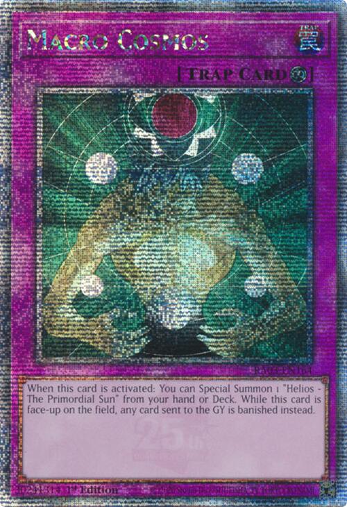 Macro Cosmos (Quarter Century Secret Rare) [RA03-EN164] Quarter Century Secret Rare 