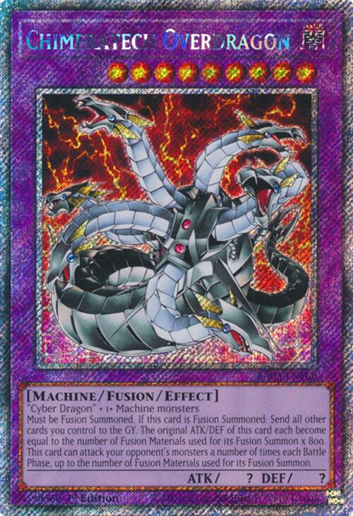 Chimeratech Overdragon (Platinum Secret Rare) [RA03-EN166] Platinum Secret Rare 