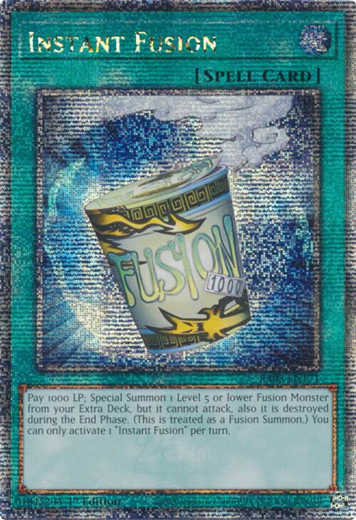 Instant Fusion (Quarter Century Secret Rare) [RA03-EN171] Quarter Century Secret Rare 