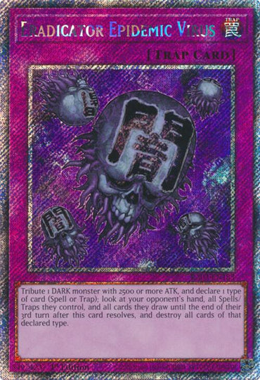 Eradicator Epidemic Virus (Platinum Secret Rare) [RA03-EN183] Platinum Secret Rare 