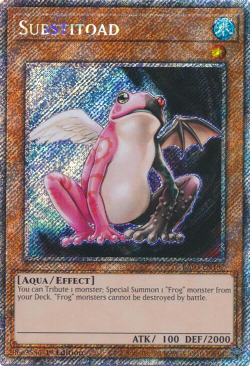 Substitoad (Platinum Secret Rare) [RA03-EN197] Platinum Secret Rare 