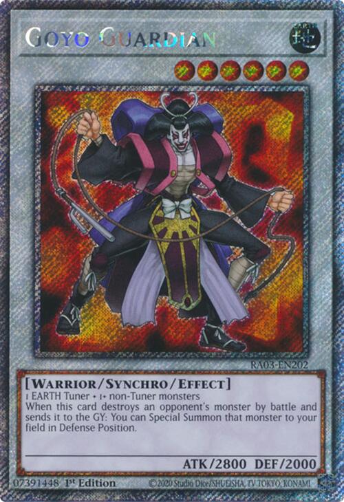 Goyo Guardian (Platinum Secret Rare) [RA03-EN202] Platinum Secret Rare 