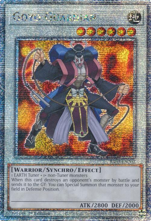 Goyo Guardian (Quarter Century Secret Rare) [RA03-EN202] Quarter Century Secret Rare 