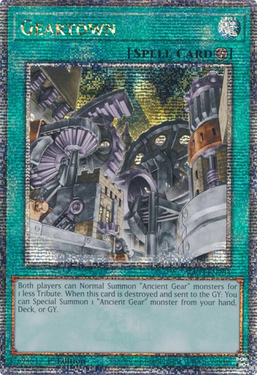 Geartown (Quarter Century Secret Rare) [RA03-EN203] Quarter Century Secret Rare 