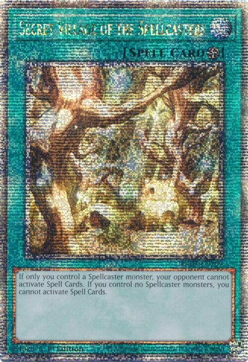 Secret Village of the Spellcasters (Quarter Century Secret Rare) [RA03-EN209] Quarter Century Secret Rare 