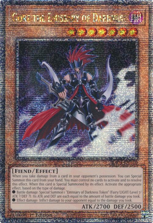 Gorz the Emissary of Darkness (Quarter Century Secret Rare) [RA03-EN210] Quarter Century Secret Rare 