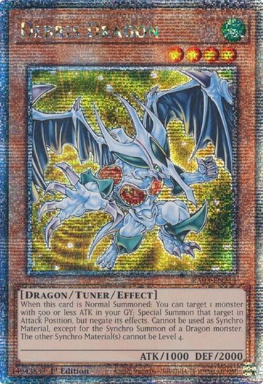 Debris Dragon (Quarter Century Secret Rare) [RA03-EN214] Quarter Century Secret Rare 