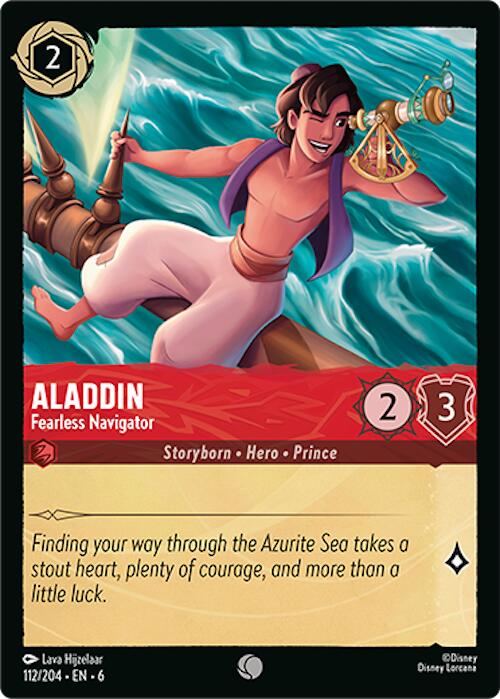 Aladdin - Fearless Navigator (112/204) [Azurite Sea] 