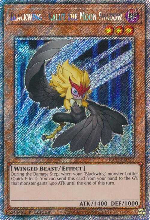 Blackwing - Kalut the Moon Shadow (Platinum Secret Rare) [RA03-EN217] Platinum Secret Rare 