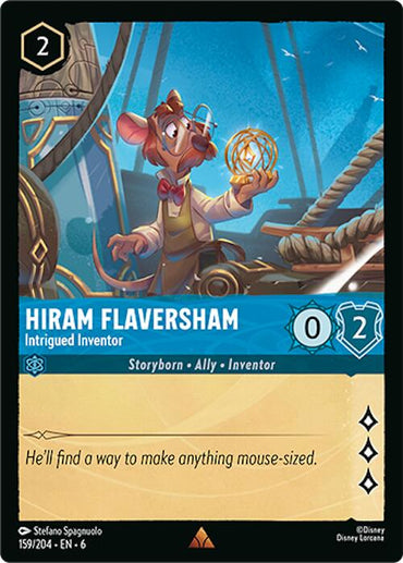 Hiram Flaversham - Intrigued Inventor (159/204) [Azurite Sea] 