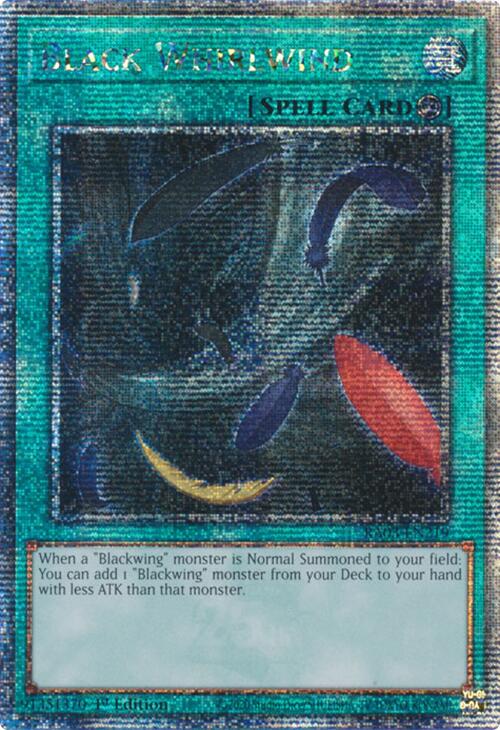 Black Whirlwind (Quarter Century Secret Rare) [RA03-EN219] Quarter Century Secret Rare 