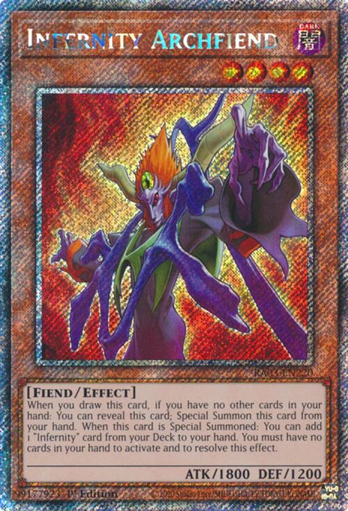 Infernity Archfiend (Platinum Secret Rare) [RA03-EN220] Platinum Secret Rare 