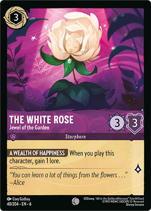 The White Rose - Jewel of the Garden (40/204) [Azurite Sea] 