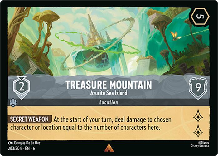 Treasure Mountain - Azurite Sea Island (203/204) [Azurite Sea] 