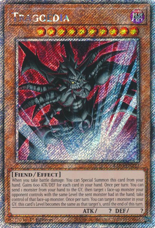 Tragoedia (Platinum Secret Rare) [RA03-EN223] Platinum Secret Rare 