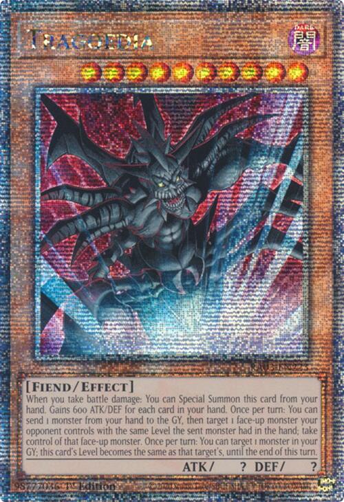 Tragoedia (Quarter Century Secret Rare) [RA03-EN223] Quarter Century Secret Rare 