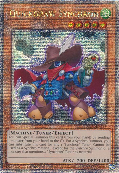 Quickdraw Synchron (Quarter Century Secret Rare) [RA03-EN228] Quarter Century Secret Rare 