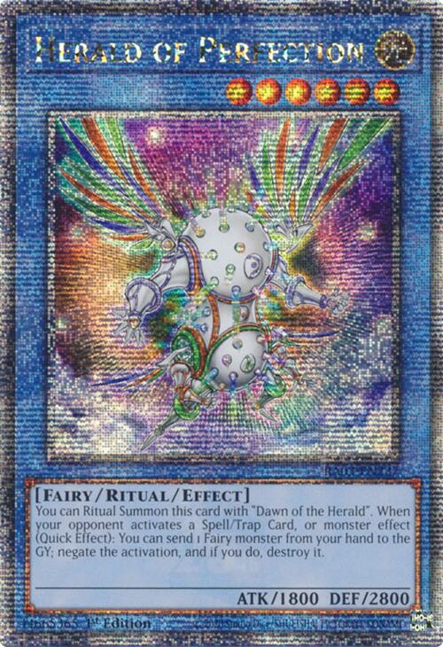 Herald of Perfection (Quarter Century Secret Rare) [RA03-EN237] Quarter Century Secret Rare 