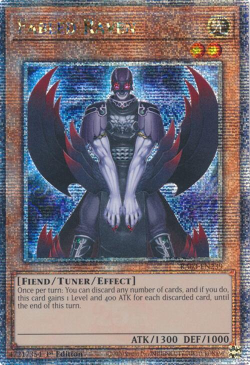 Fabled Raven (Quarter Century Secret Rare) [RA03-EN239] Quarter Century Secret Rare 