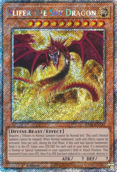 Slifer the Sky Dragon (Platinum Secret Rare) [RA03-EN244] Platinum Secret Rare 