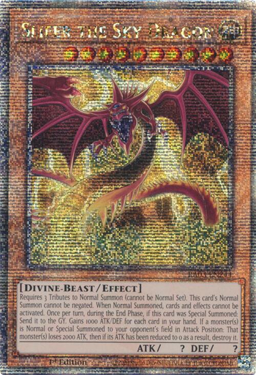 Slifer the Sky Dragon (Quarter Century Secret Rare) [RA03-EN244] Quarter Century Secret Rare 