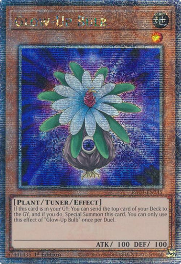 Glow-Up Bulb (Quarter Century Secret Rare) [RA03-EN245] Quarter Century Secret Rare 