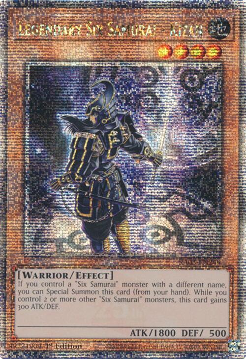 Legendary Six Samurai - Kizan (Quarter Century Secret Rare) [RA03-EN249] Quarter Century Secret Rare 