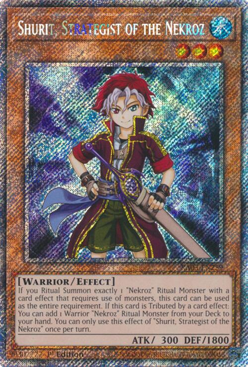 Shurit, Strategist of the Nekroz (Platinum Secret Rare) [RA03-EN259] Platinum Secret Rare 