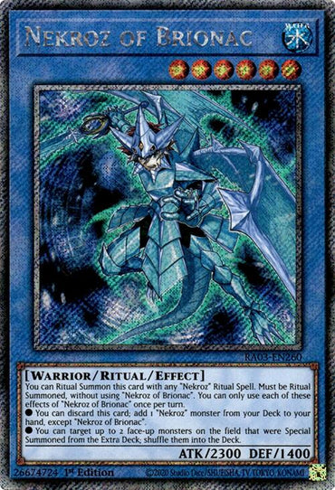 Nekroz of Brionac (Platinum Secret Rare) [RA03-EN260] Platinum Secret Rare 