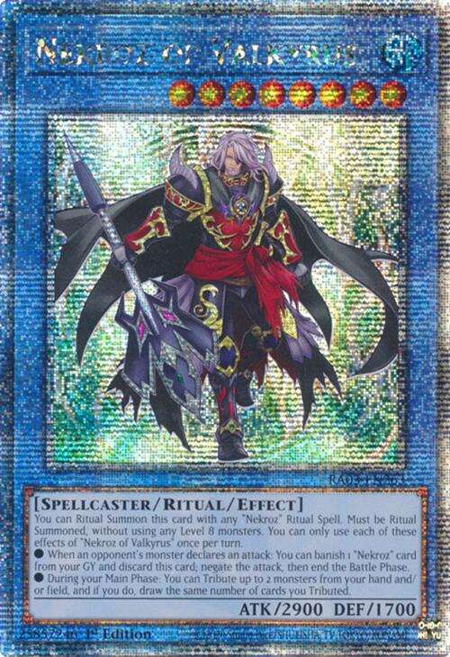 Nekroz of Valkyrus (Quarter Century Secret Rare) [RA03-EN263] Quarter Century Secret Rare 