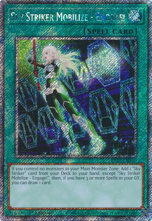 Sky Striker Mobilize - Engage! (Platinum Secret Rare) [RA03-EN269] Platinum Secret Rare 