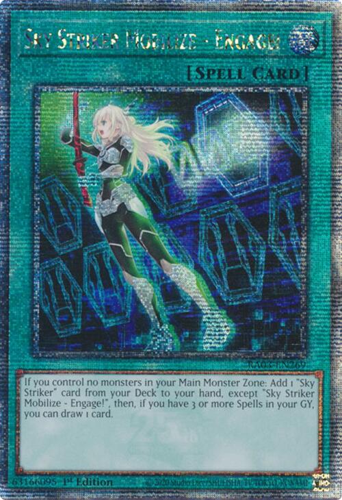 Sky Striker Mobilize - Engage! (Quarter Century Secret Rare) [RA03-EN269] Quarter Century Secret Rare 