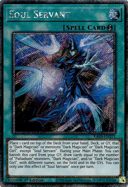 Soul Servant (Platinum Secret Rare) [RA03-EN271] Platinum Secret Rare 