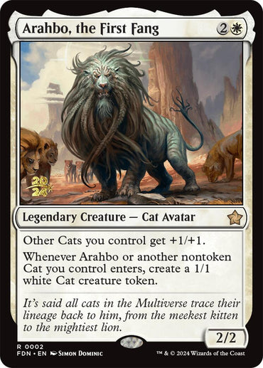 Arahbo, the First Fang [Foundations Prerelease Promos] 