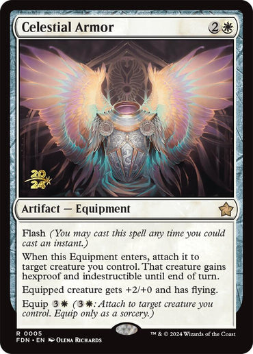 Celestial Armor [Foundations Prerelease Promos] 