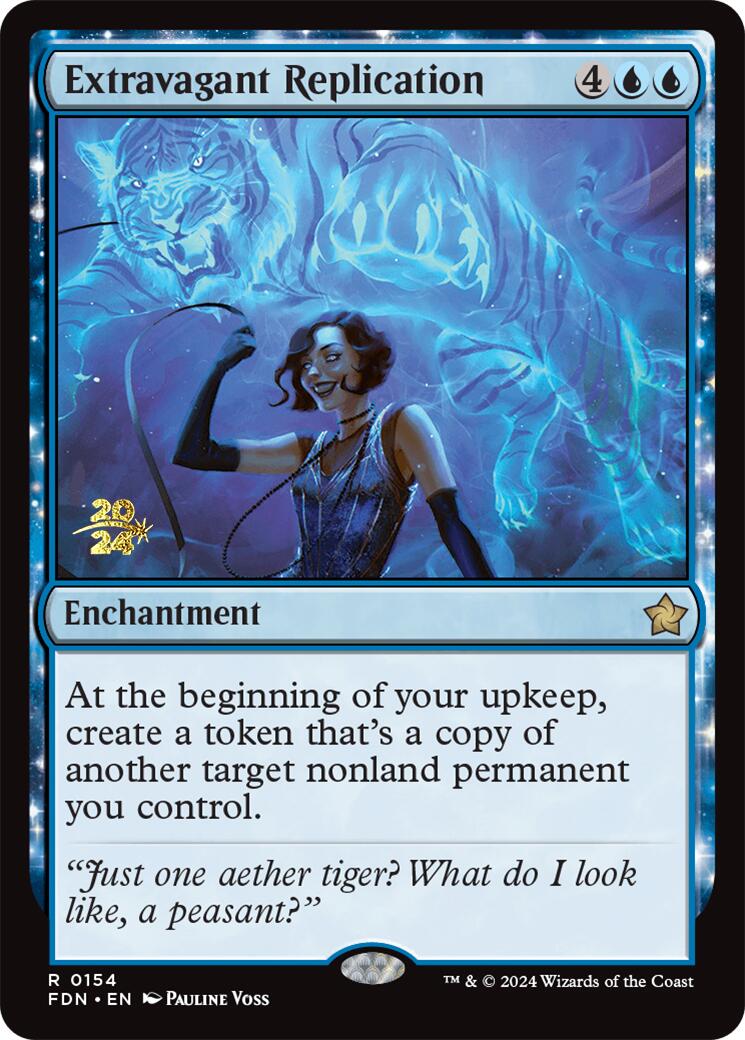 Extravagant Replication [Foundations Prerelease Promos] 