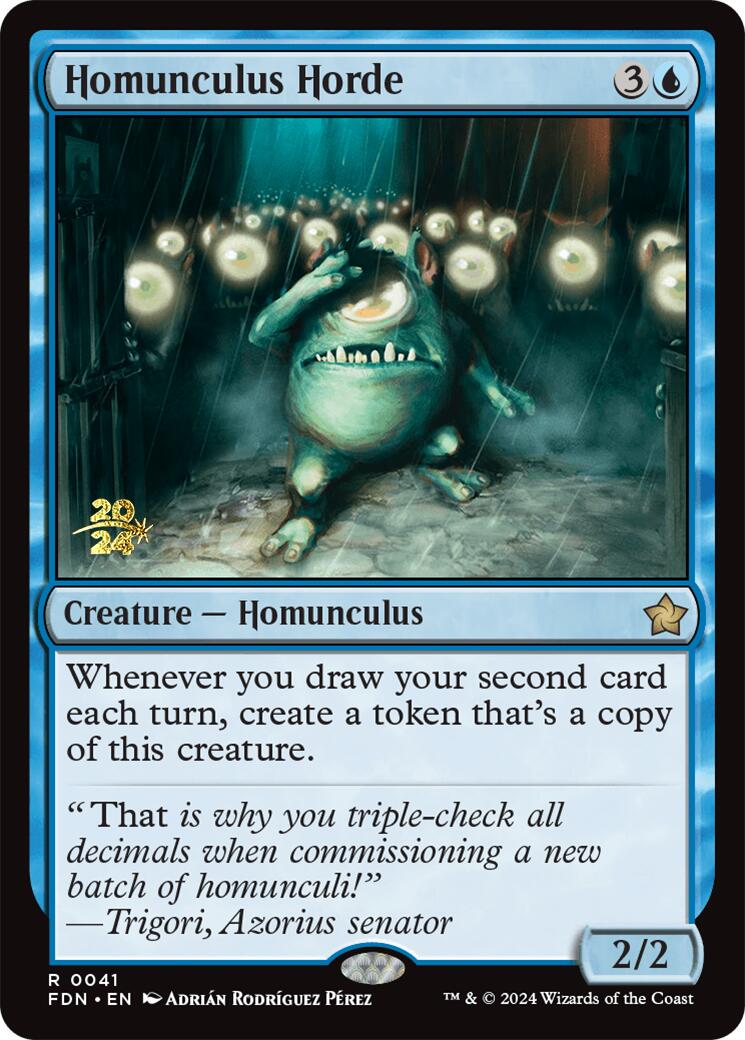 Homunculus Horde [Foundations Prerelease Promos] 