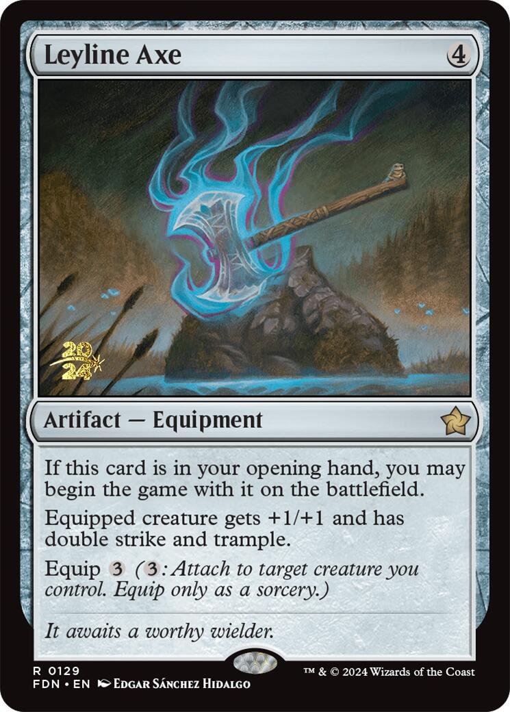 Leyline Ax [Foundations Prerelease Promos] 