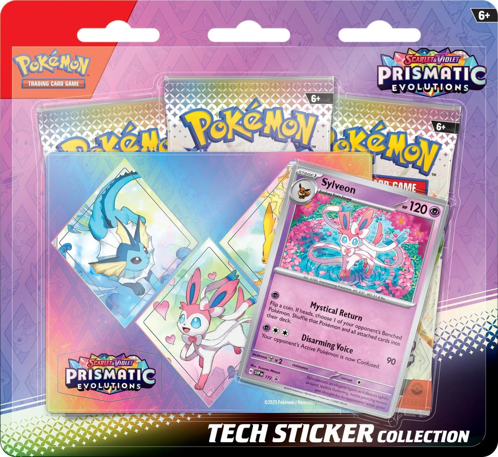 Scarlet &amp; Violet: Prismatic Evolutions Tech Sticker Collection (Sylveon) 