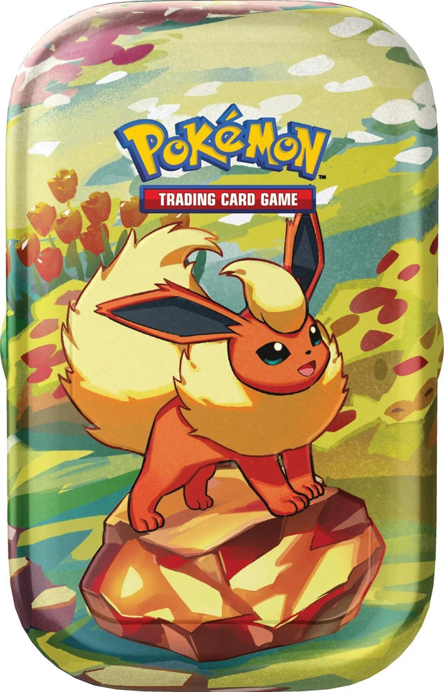 Scarlet &amp; Violet: Prismatic Evolutions Mini Tin (Flareon) 