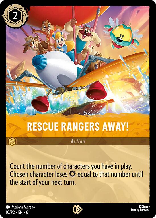 Rescue Rangers Away! (10/P2) [Promo Cards] 