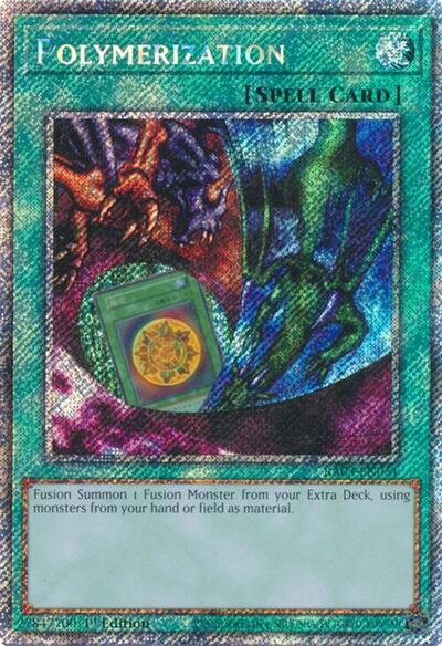 Polymerization (Alternate Art) (Platinum Secret Rare) [RA03-EN051] Platinum Secret Rare 