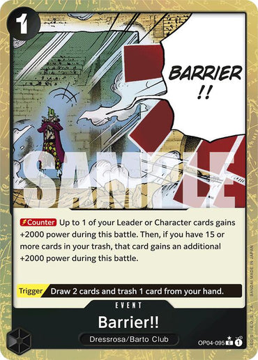 Barrier!! (Textured Foil) [Premium Booster -The Best-] 