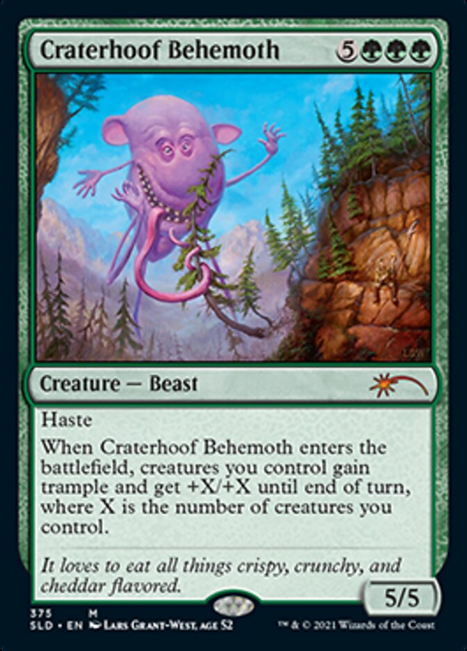 Craterhoof Behemoth (375) [Secret Lair Drop Series] 