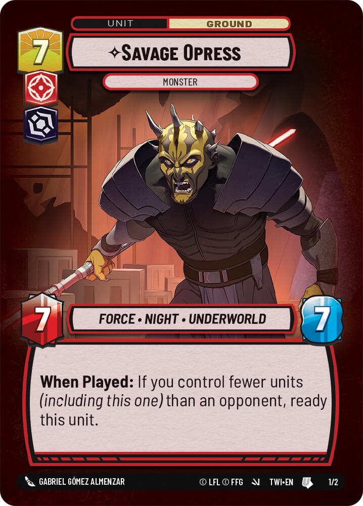 Savage Opress - Monster (1/2) [Store Showdown Promos] 